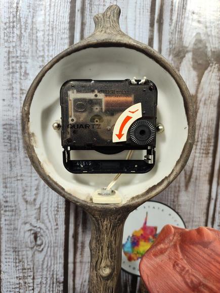 New 1993 Melody In Motion Willie The Golfer Handpaint Porcelin Bisque Clock NIB - Picture 12 of 13